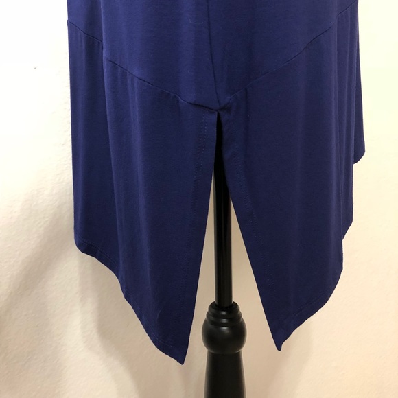 Eileen Fisher Top Blue Viscose Jersey - Picture 6 of 7